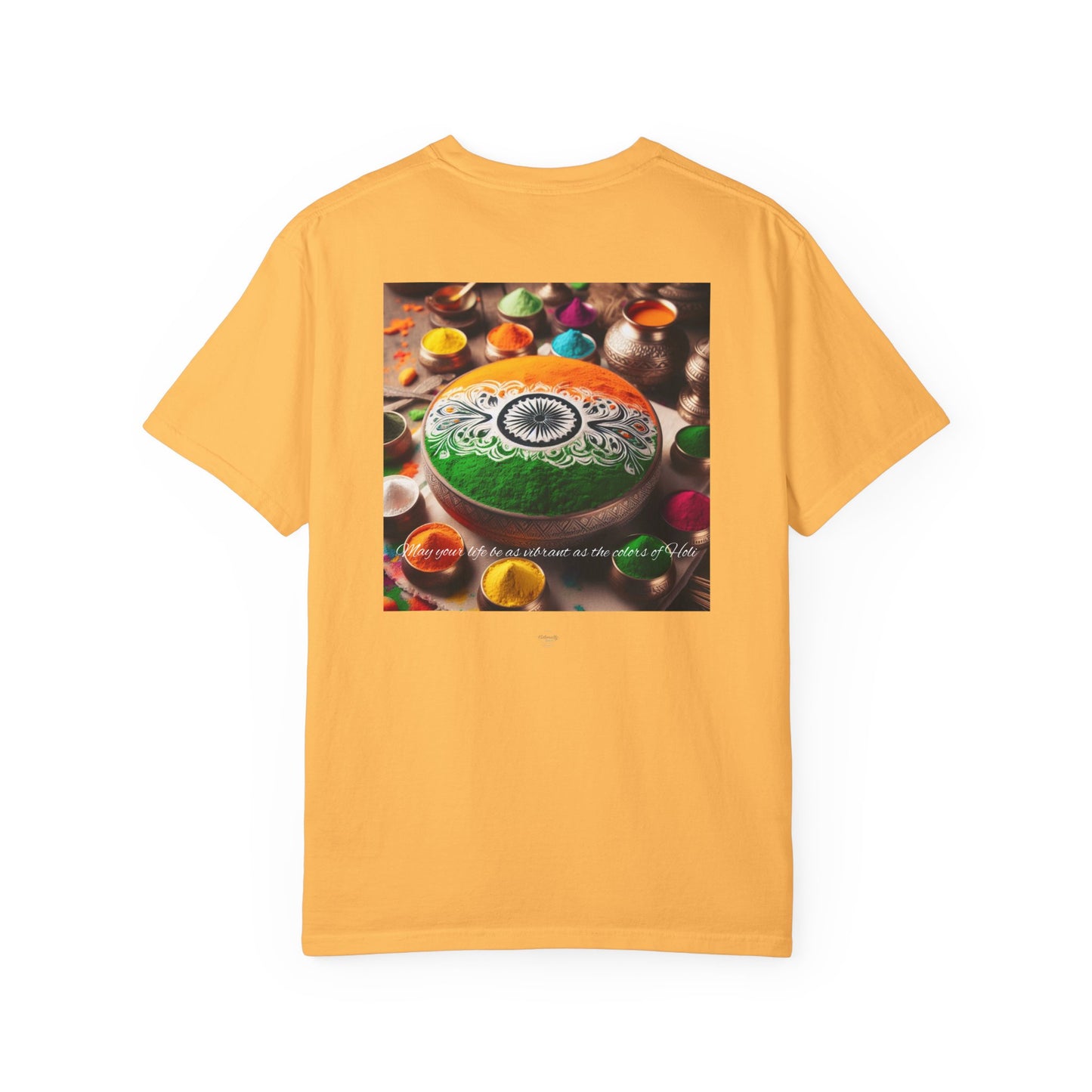 Holi Themed T-shirt — Flag of India Inspirattion