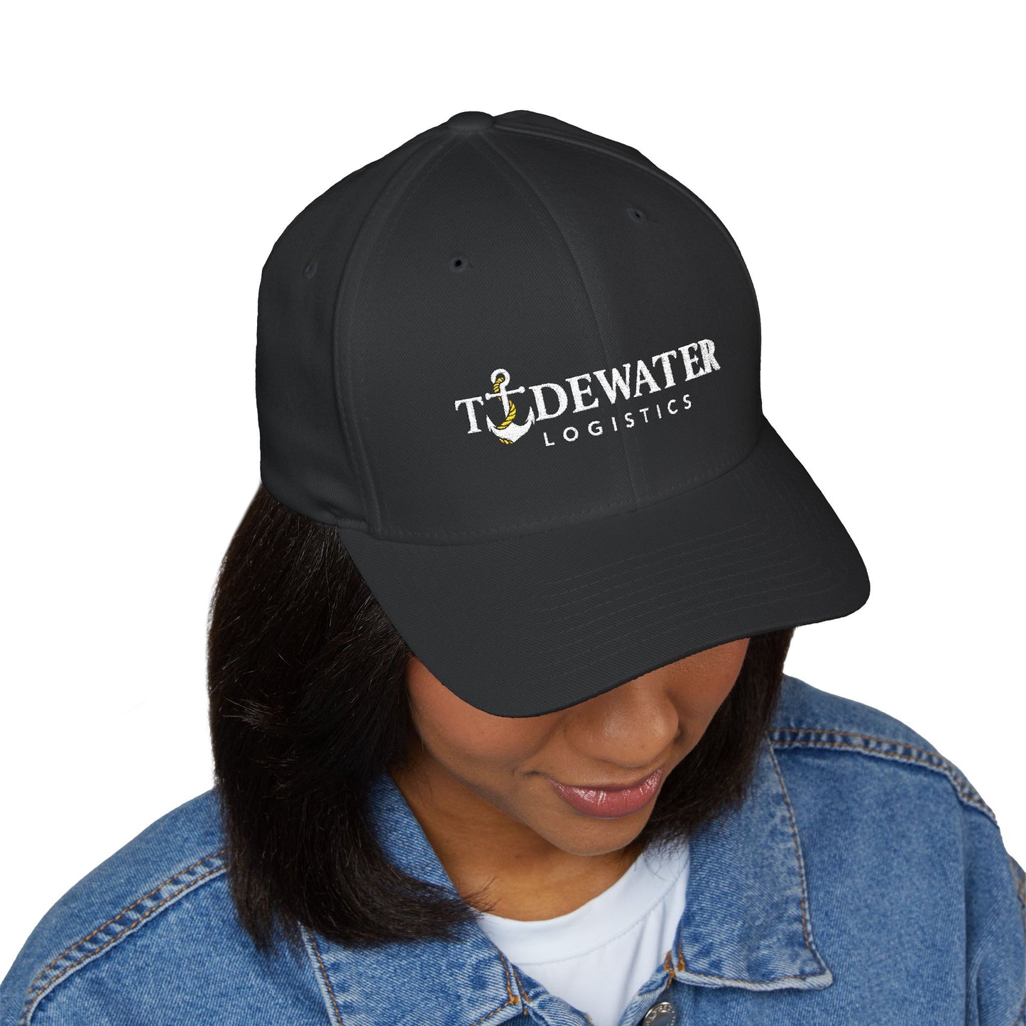 Tidewater Logistics Anchor Logo Cap #2 | Embroidered Closed-Back Structured Cap