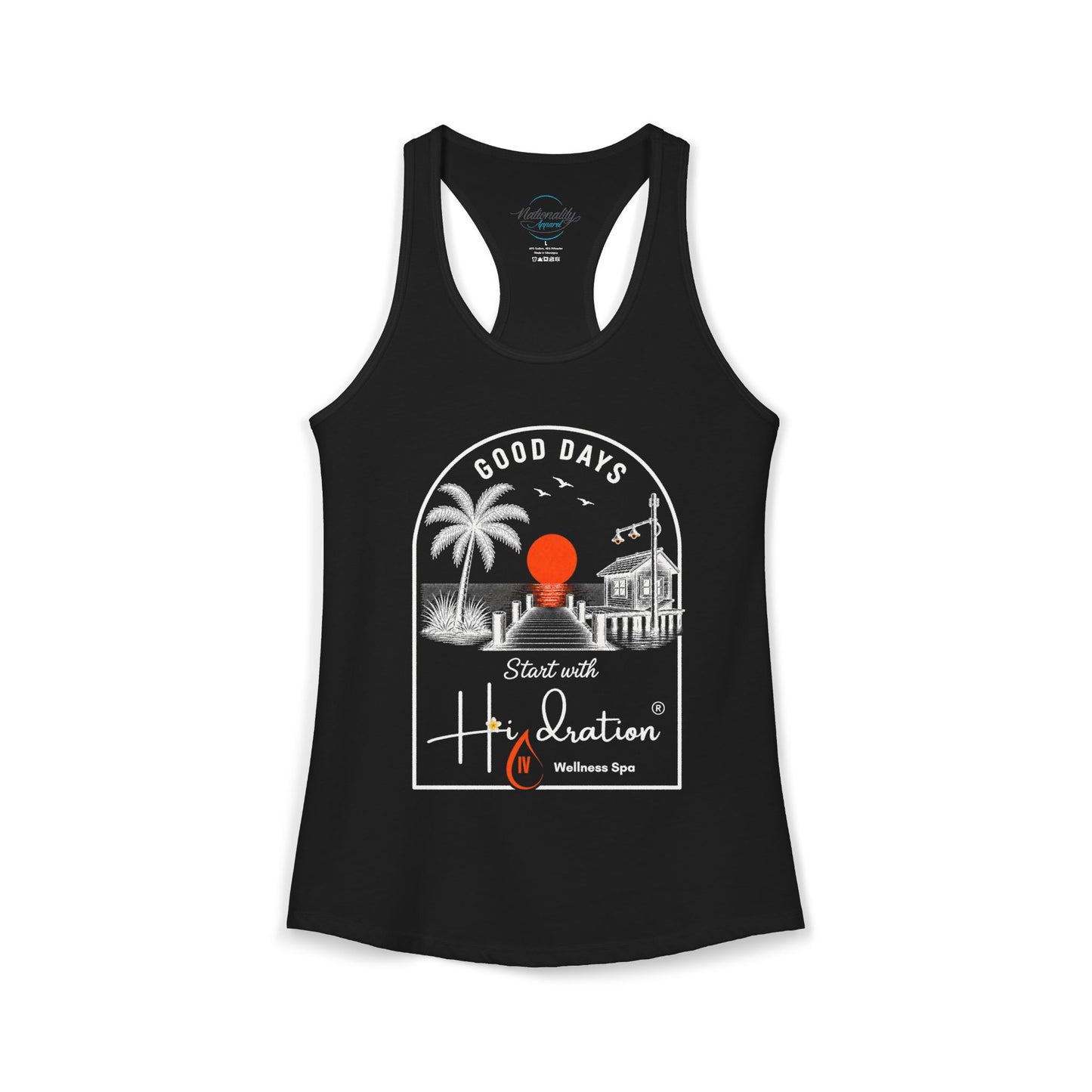 Hidration IV - Good Days Women's Racerback Tank