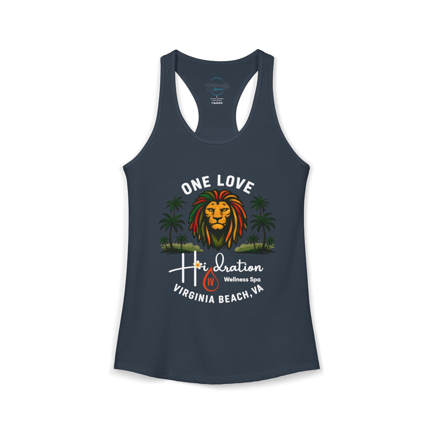 Hidration IV - One Love Women's Racerback Tank