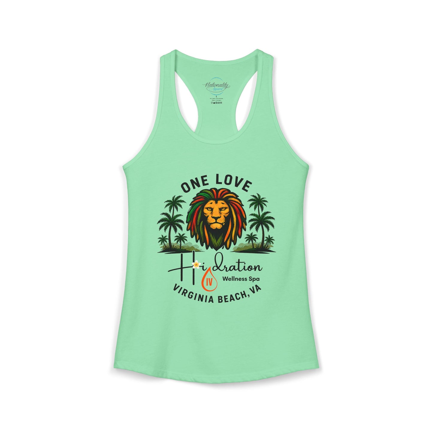 Hidration IV - One Love Women's Racerback Tank