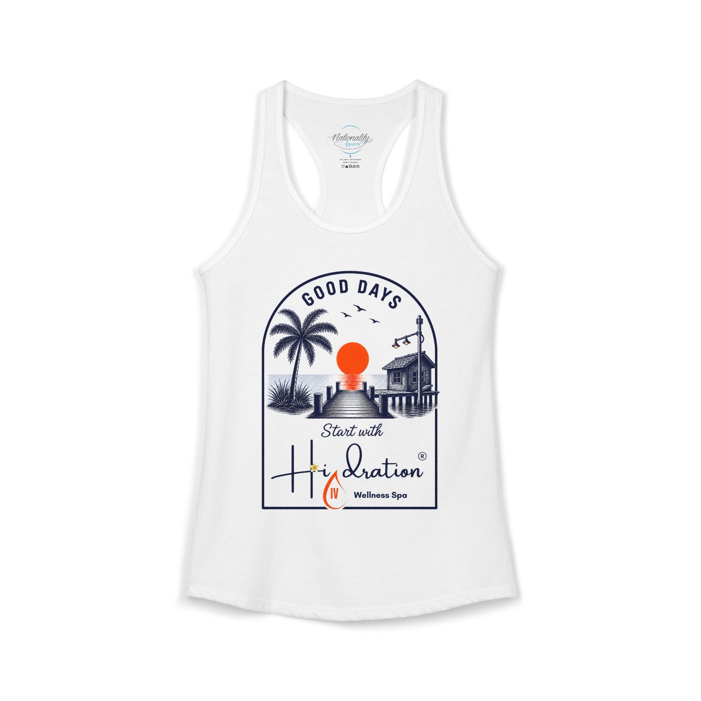 Hidration IV - Good Days Women's Racerback Tank