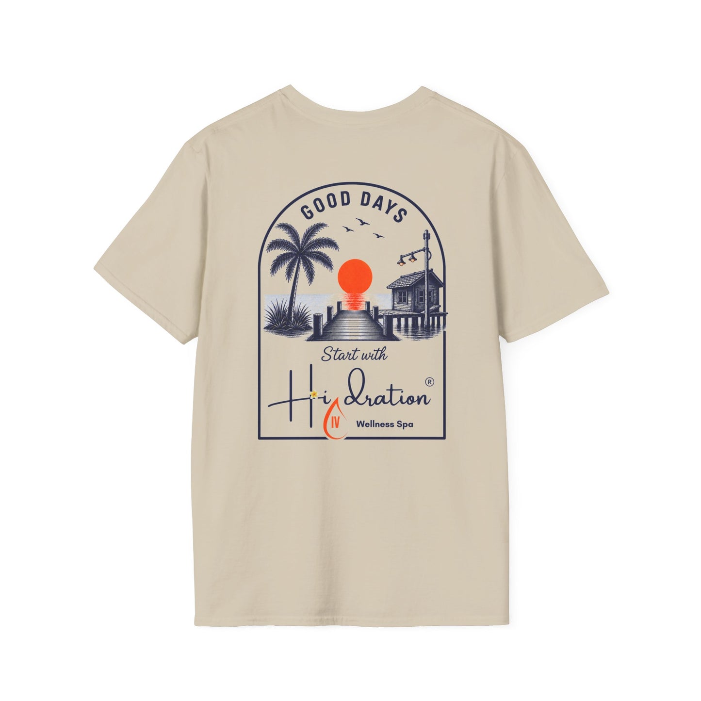 Hidration IV - Good Days Logo Back T-Shirt