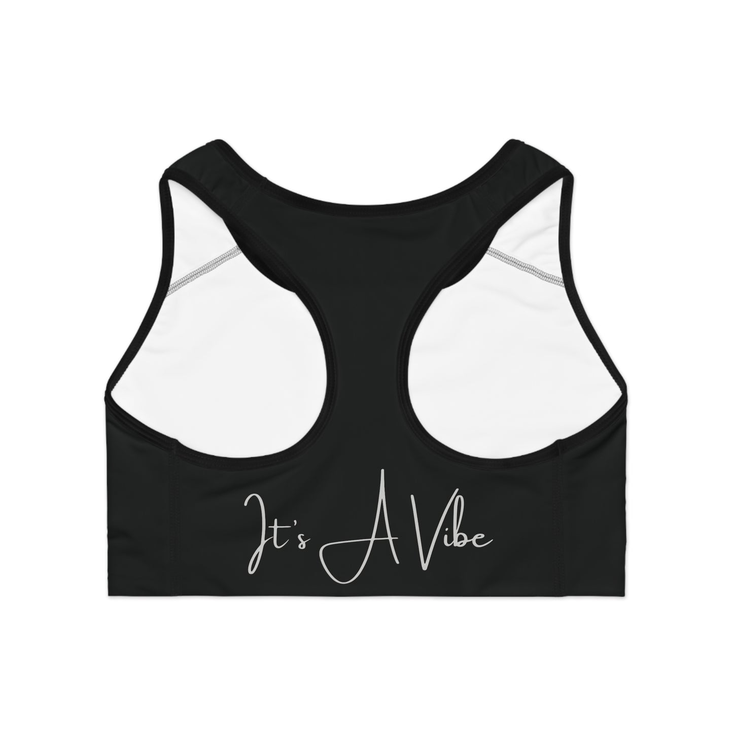 Black Hidration IV Sports Bra, Activewear, Fitness Apparel, Workout Gear