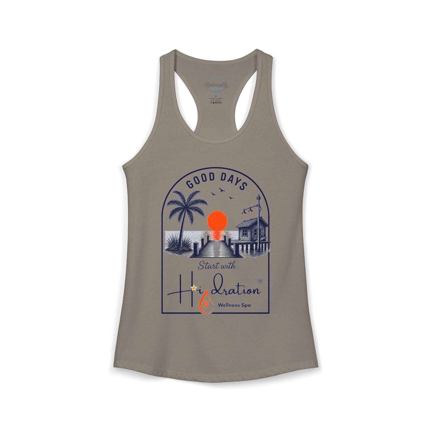 Hidration IV - Good Days Women's Racerback Tank
