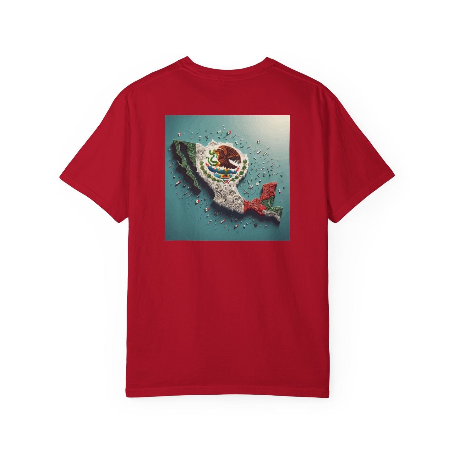 Mexico Topography Unisex T-shirt, Mexican Flag Tee, Patriotic Shirt, Travel Apparel, Gift for Mexico Lovers