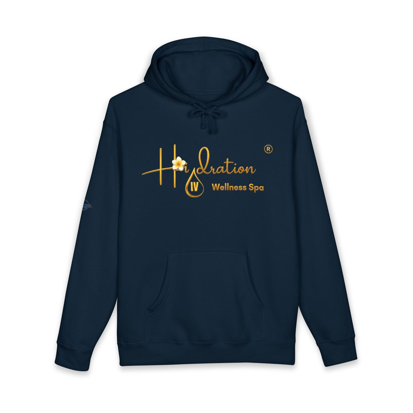 Hidration IV Logo and Live Salty Hoodie_Fleece Lined