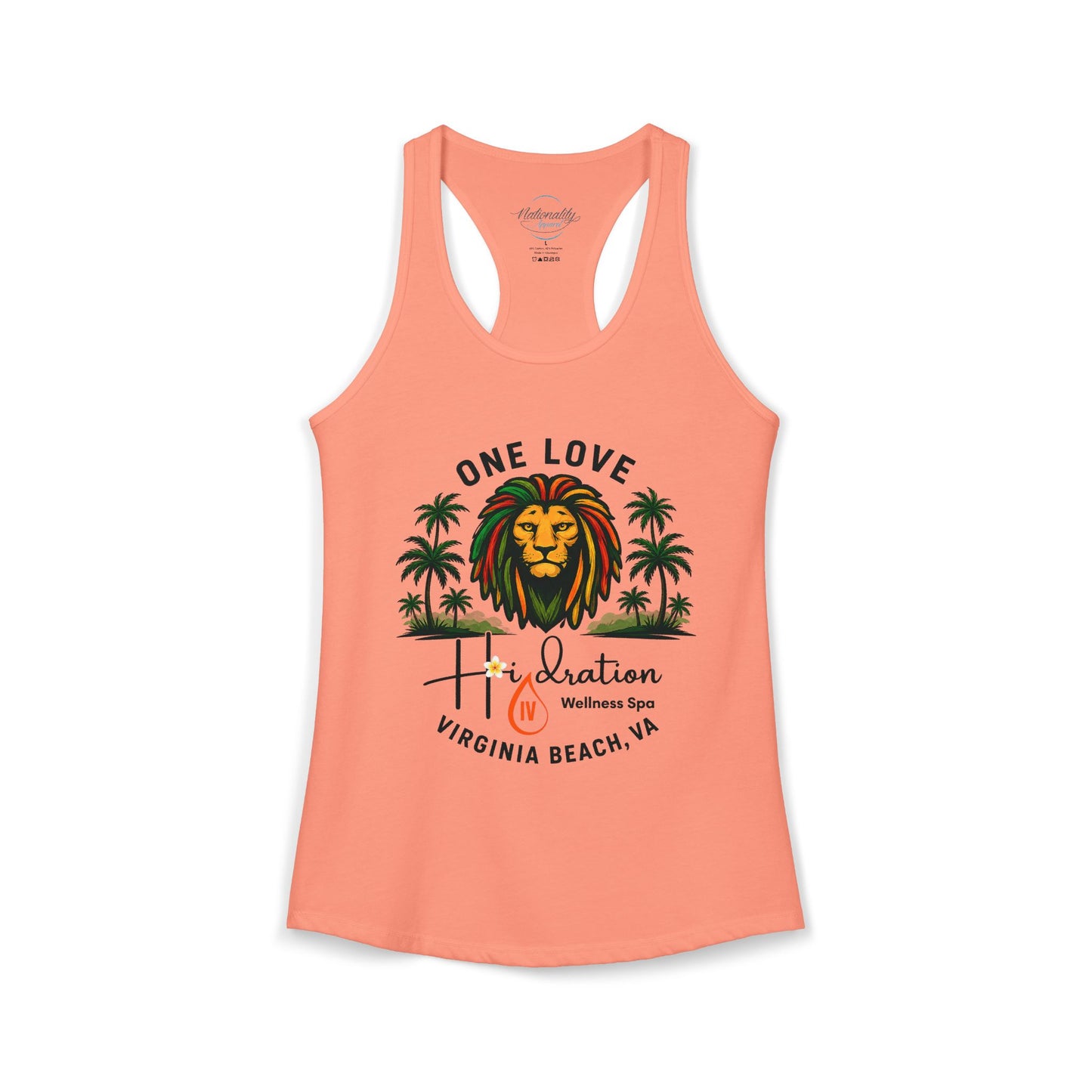 Hidration IV - One Love Women's Racerback Tank