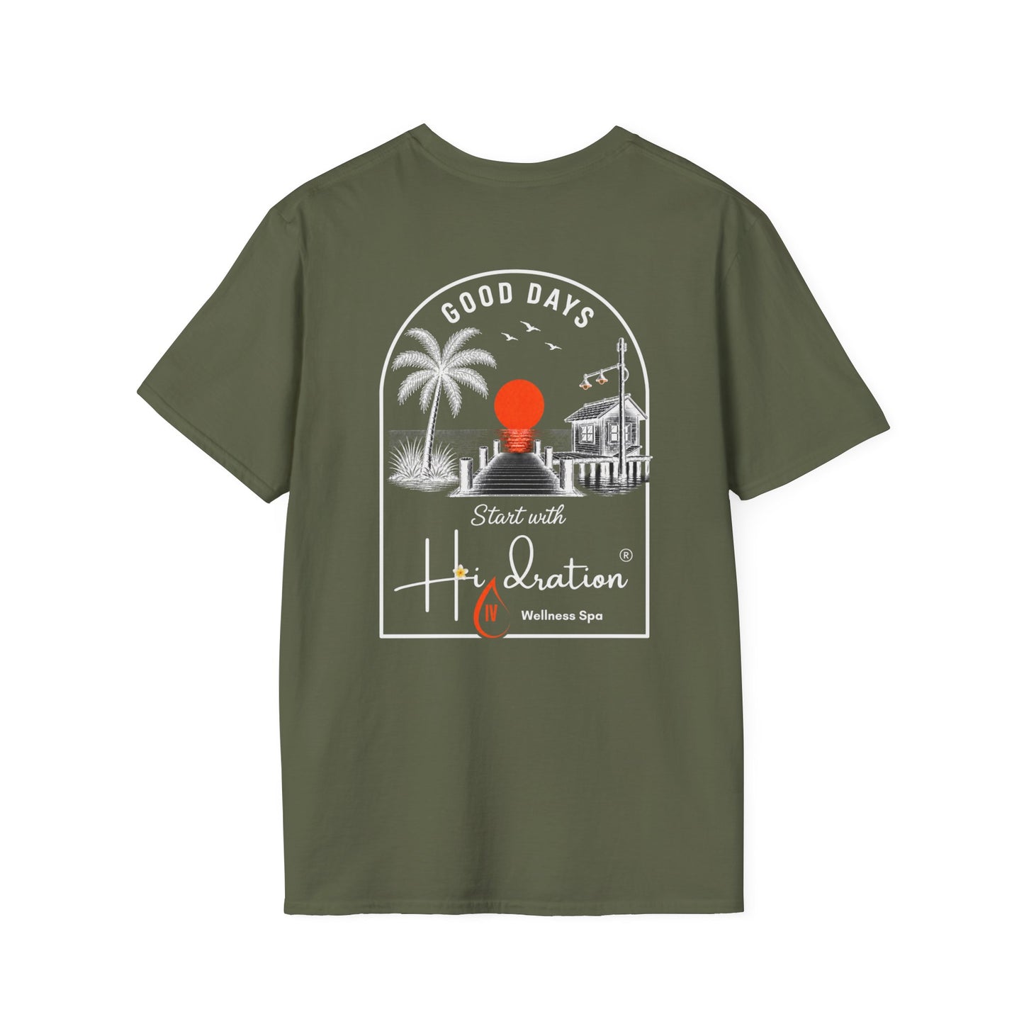 Hidration IV - Good Days Logo Back T-Shirt