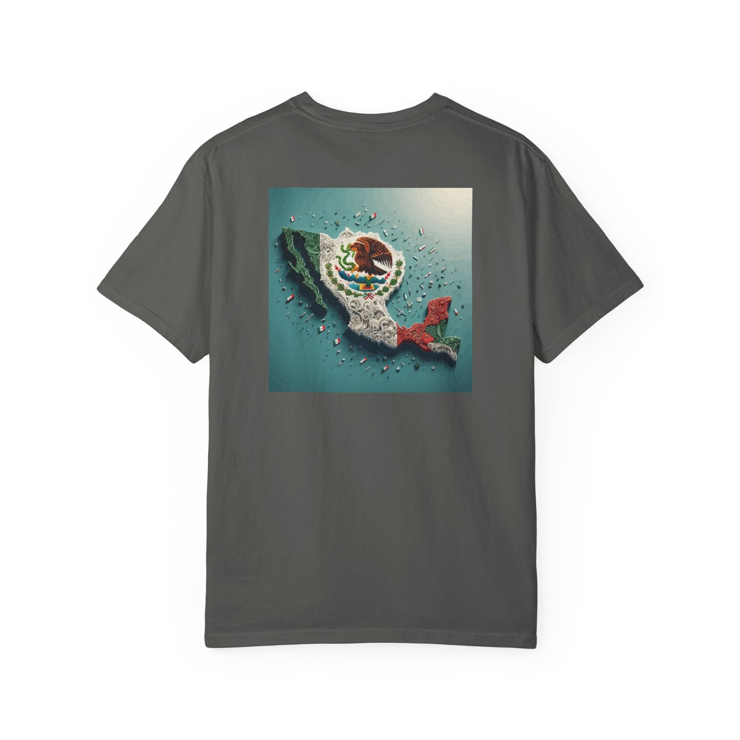 Mexico Topography Unisex T-shirt, Mexican Flag Tee, Patriotic Shirt, Travel Apparel, Gift for Mexico Lovers