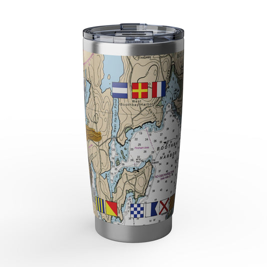 Nautical Chart Map Design Tumbler II