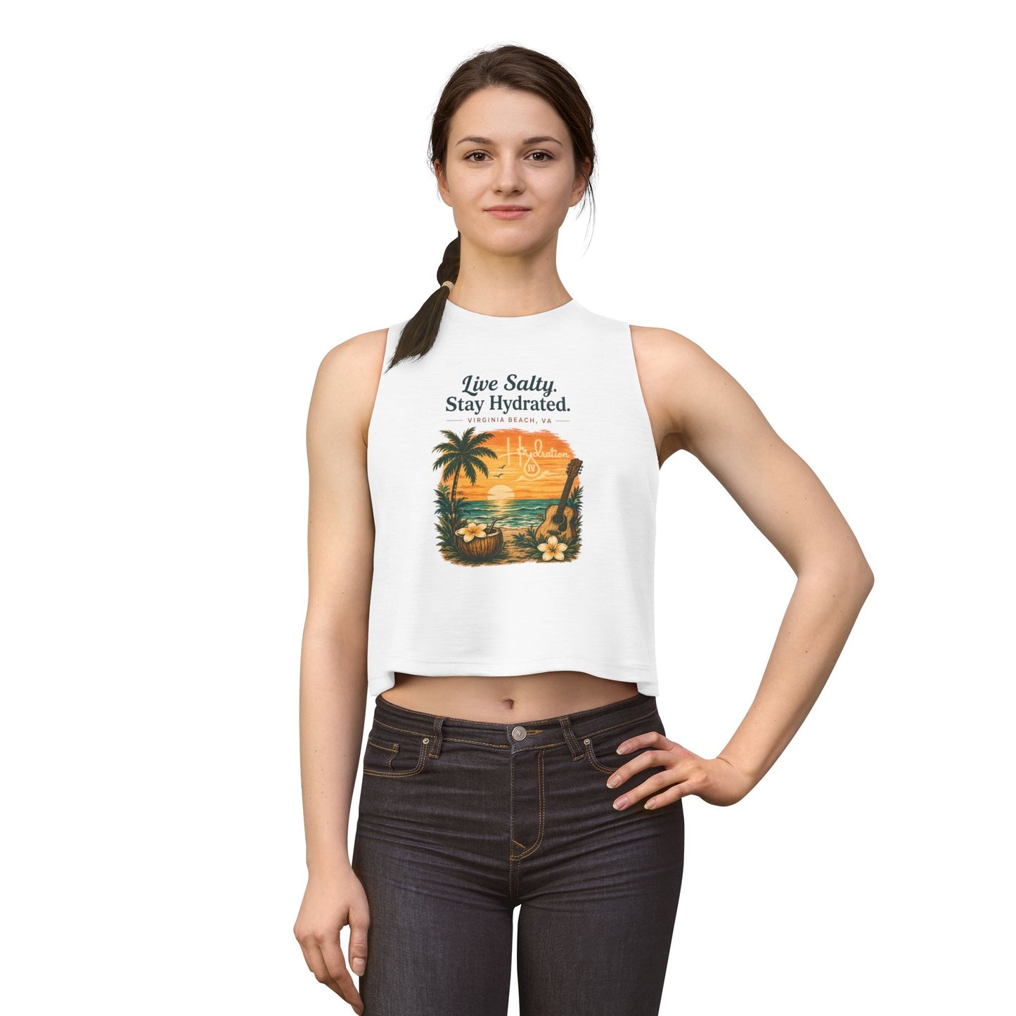 Hidration IV - Live Salty Women's Crop