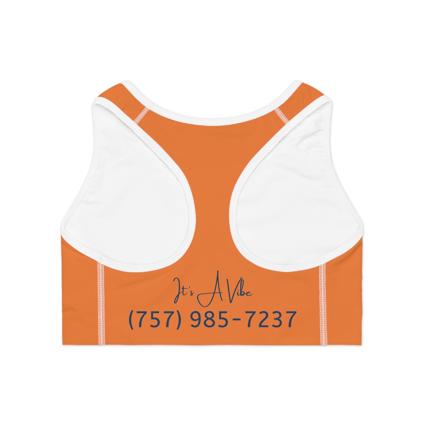 Orange Sports Bra for Hidration IV
