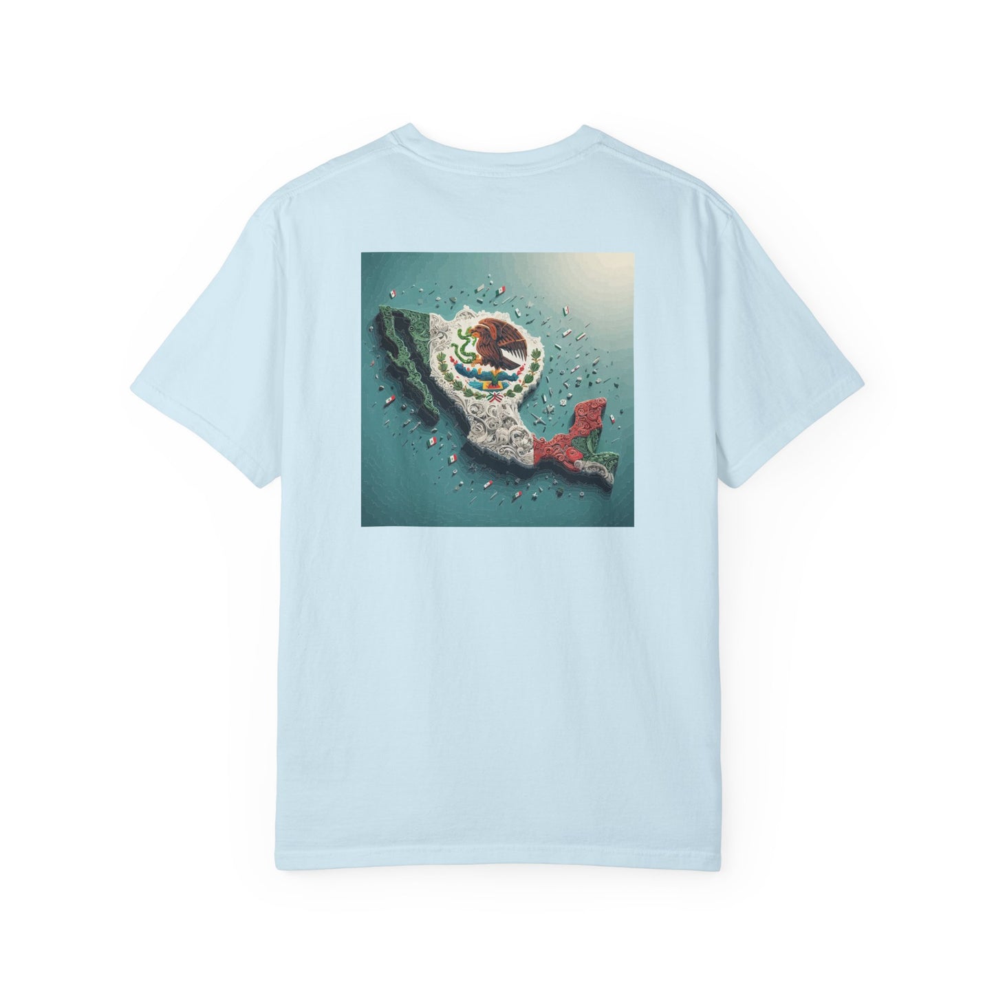 Mexico Topography Unisex T-shirt, Mexican Flag Tee, Patriotic Shirt, Travel Apparel, Gift for Mexico Lovers