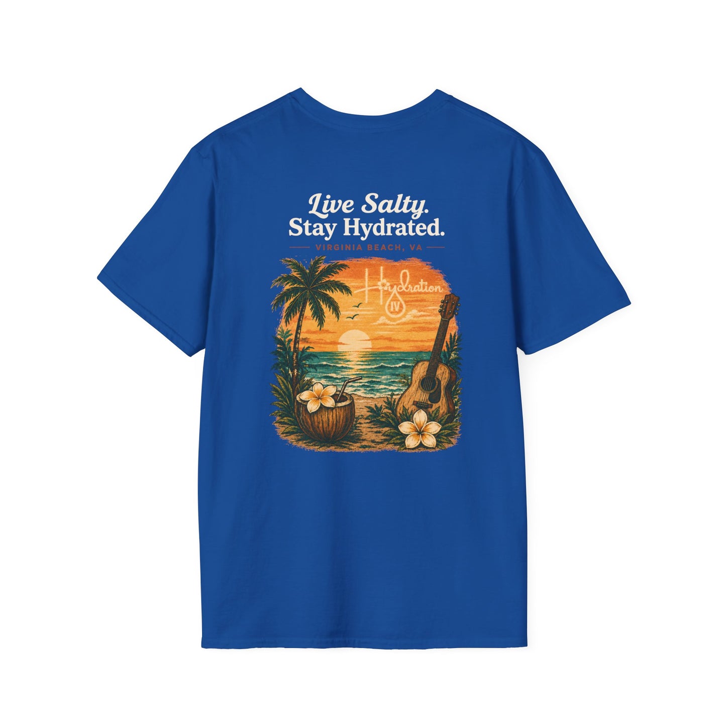 Hidration IV - Live Salty Logo Back T-Shirt