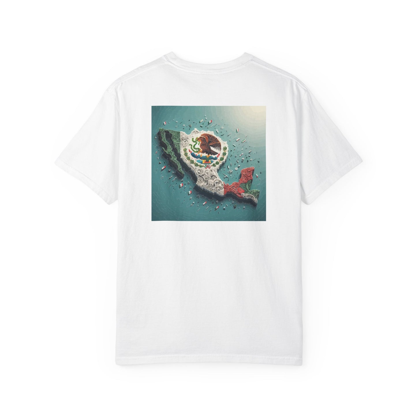 Mexico Topography Unisex T-shirt, Mexican Flag Tee, Patriotic Shirt, Travel Apparel, Gift for Mexico Lovers