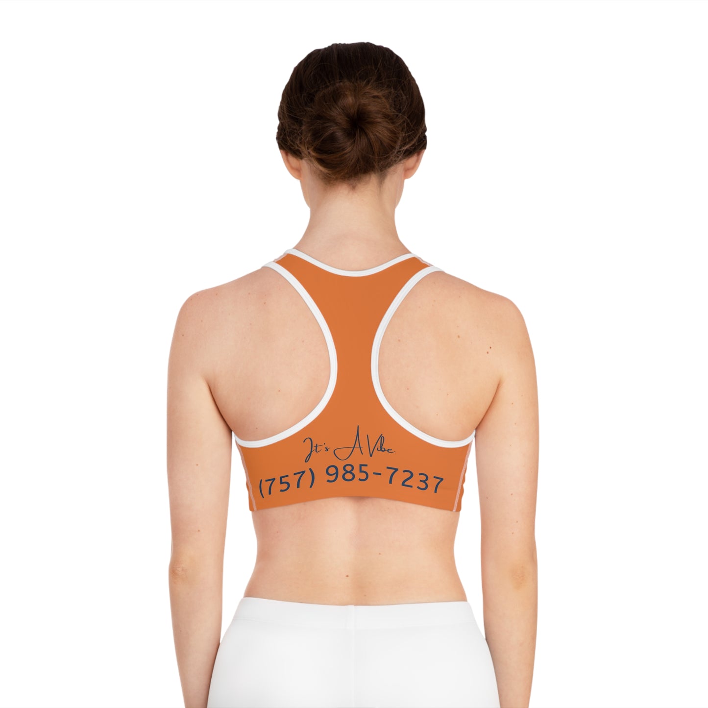Orange Sports Bra for Hidration IV