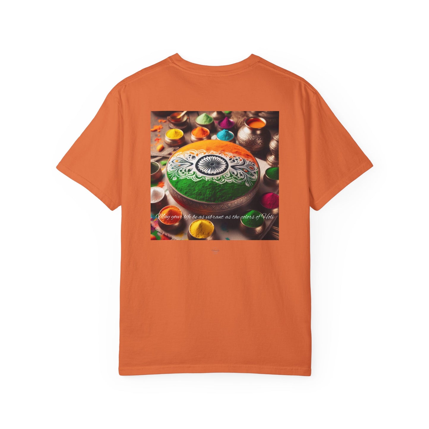 Holi Themed T-shirt — Flag of India Inspirattion