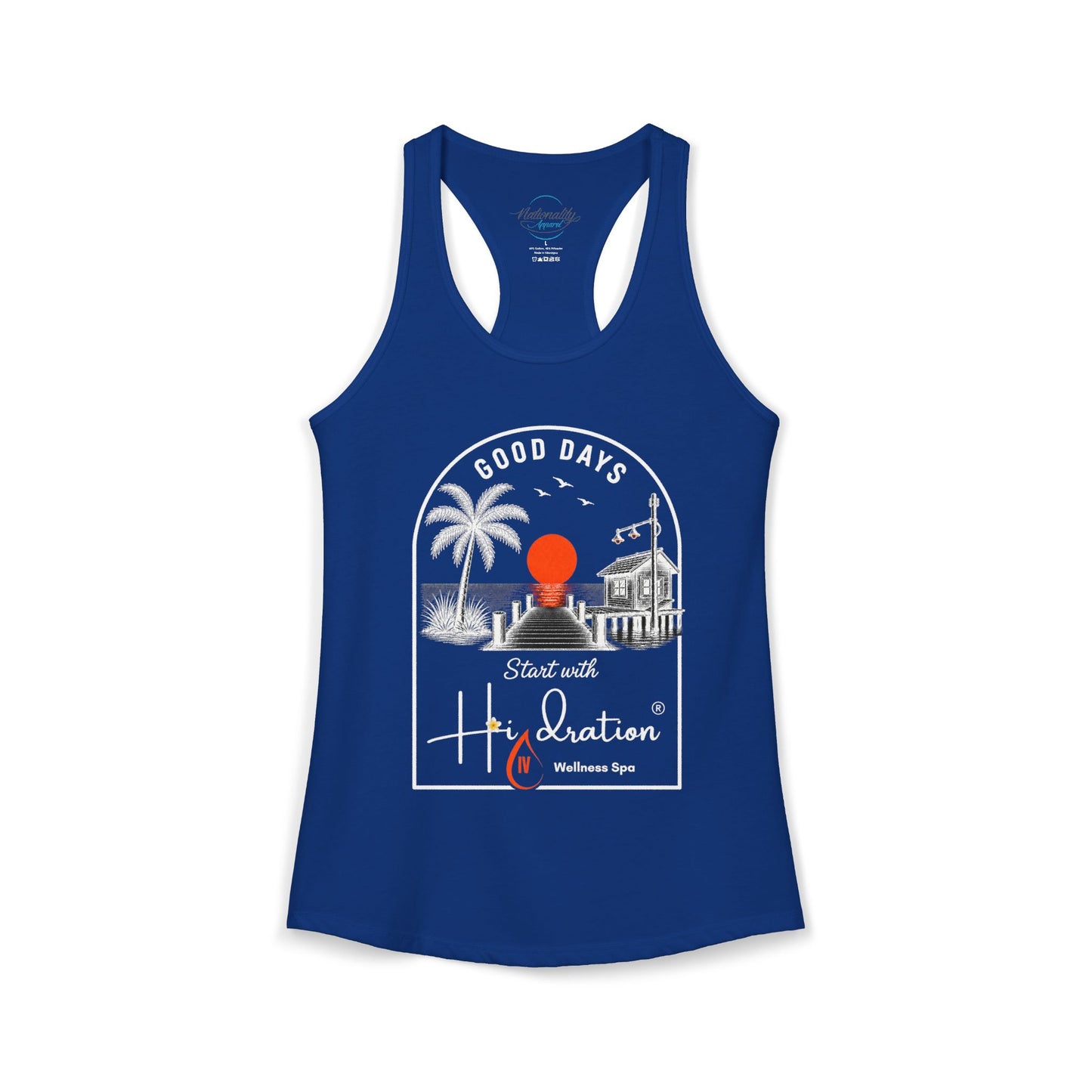Hidration IV - Good Days Women's Racerback Tank
