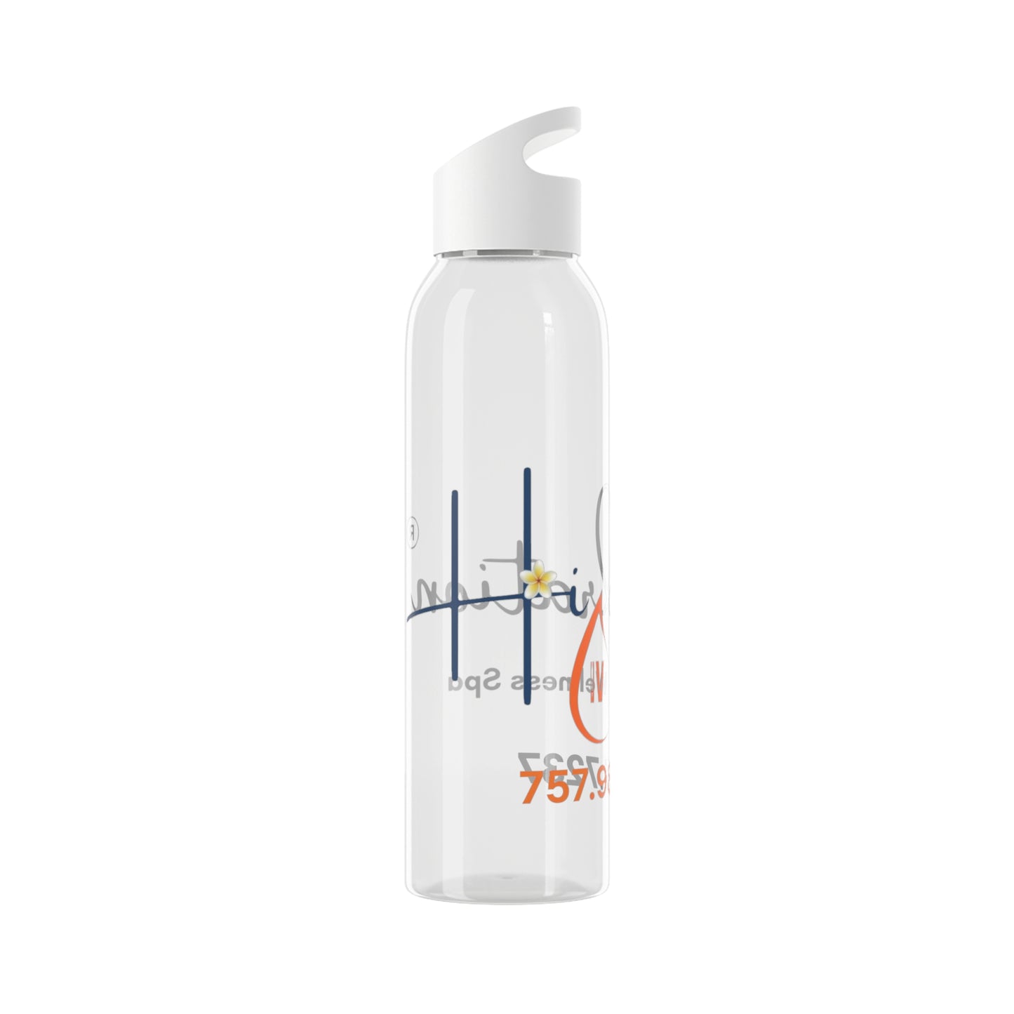 HidrationIV water Bottle, Sky Clear Water Bottle