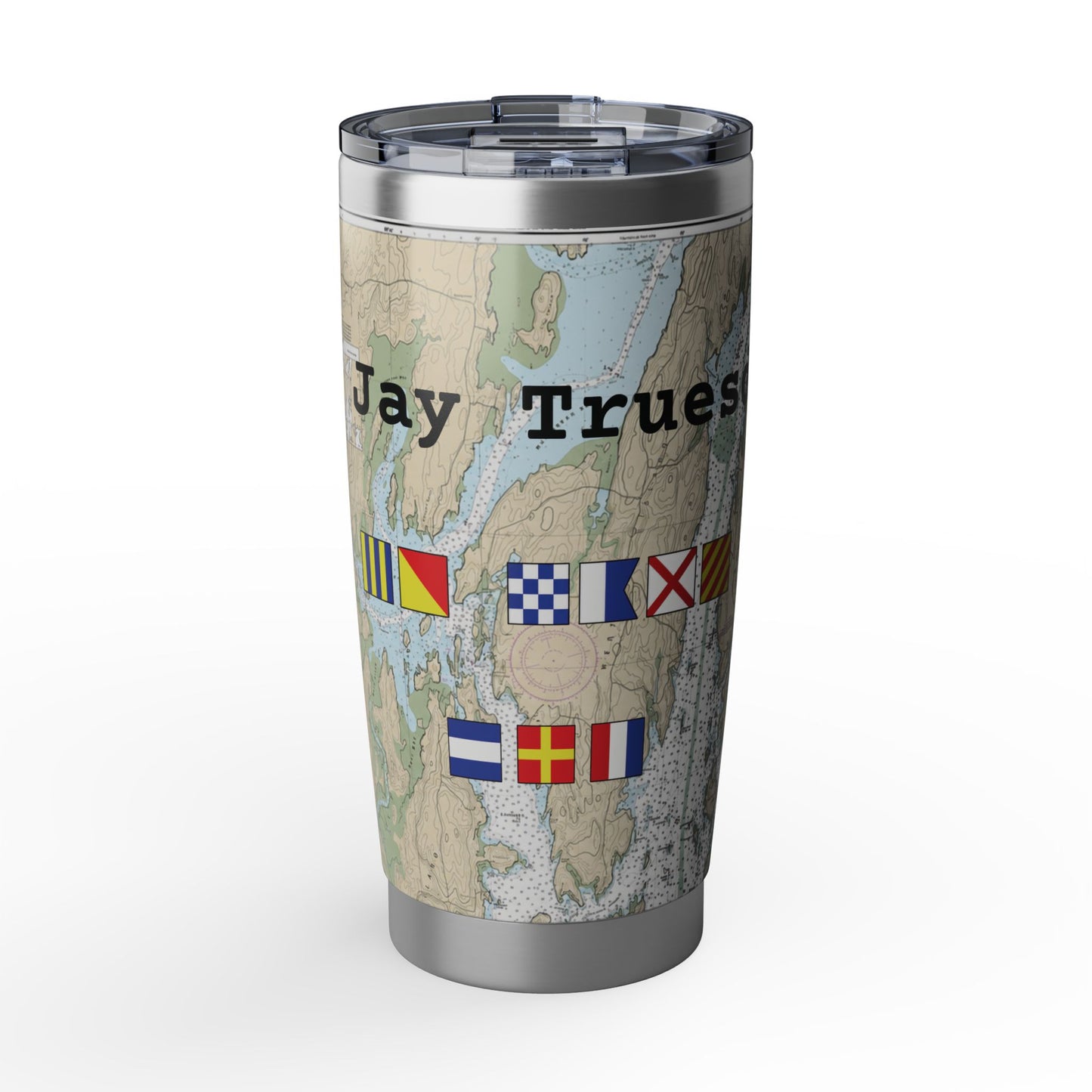 Nautical Chart Map Design Tumbler II