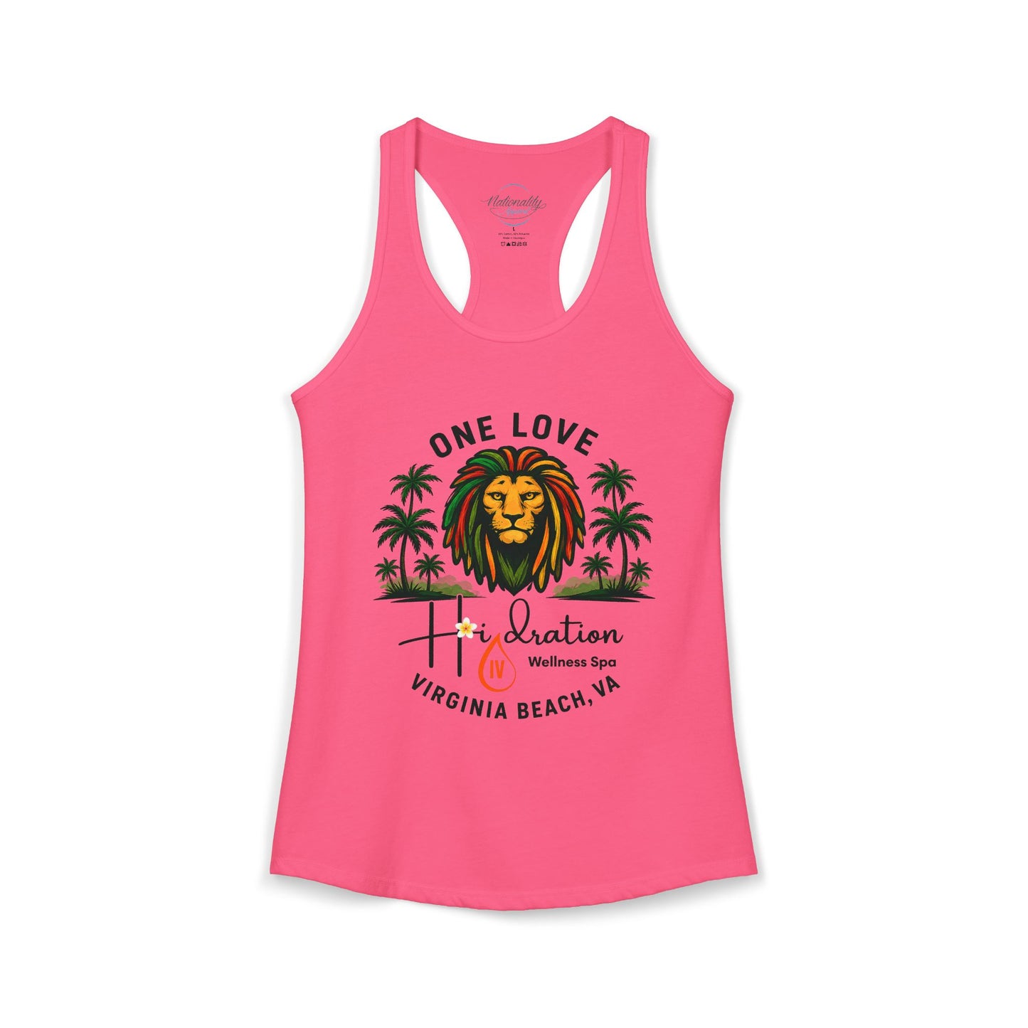 Hidration IV - One Love Women's Racerback Tank