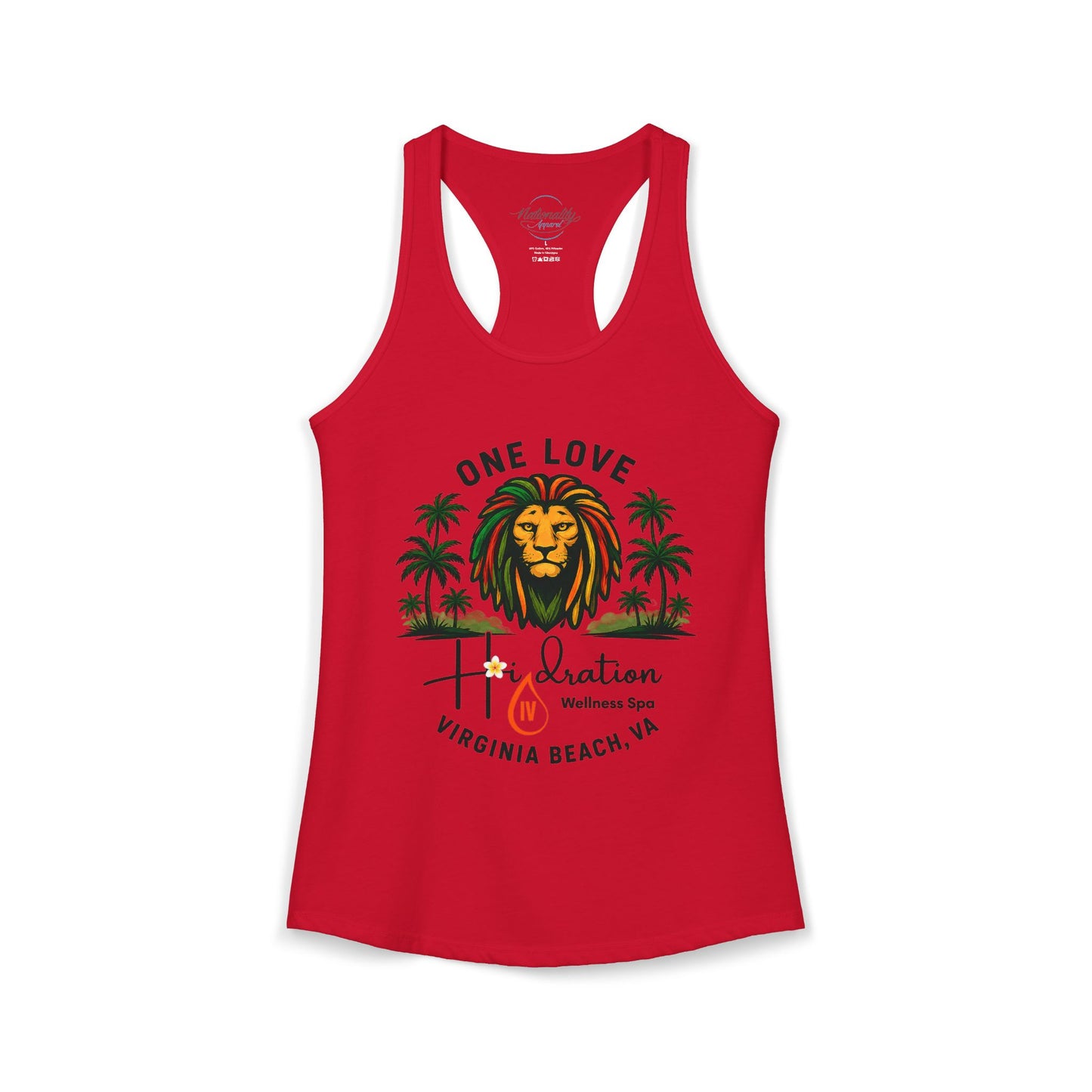 Hidration IV - One Love Women's Racerback Tank