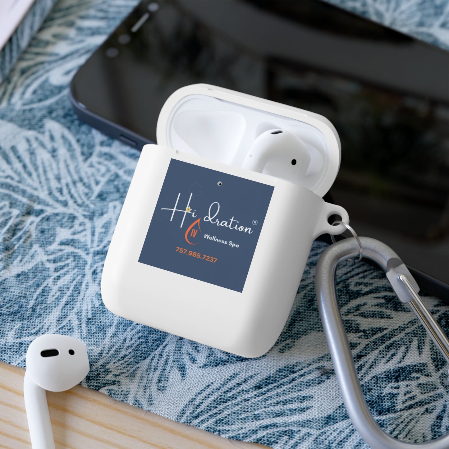 HidrationIV & Vibe Wellness Logo AirPods Case Cover