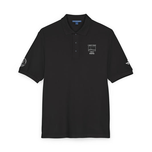SSRNM Embroidered Black Polo