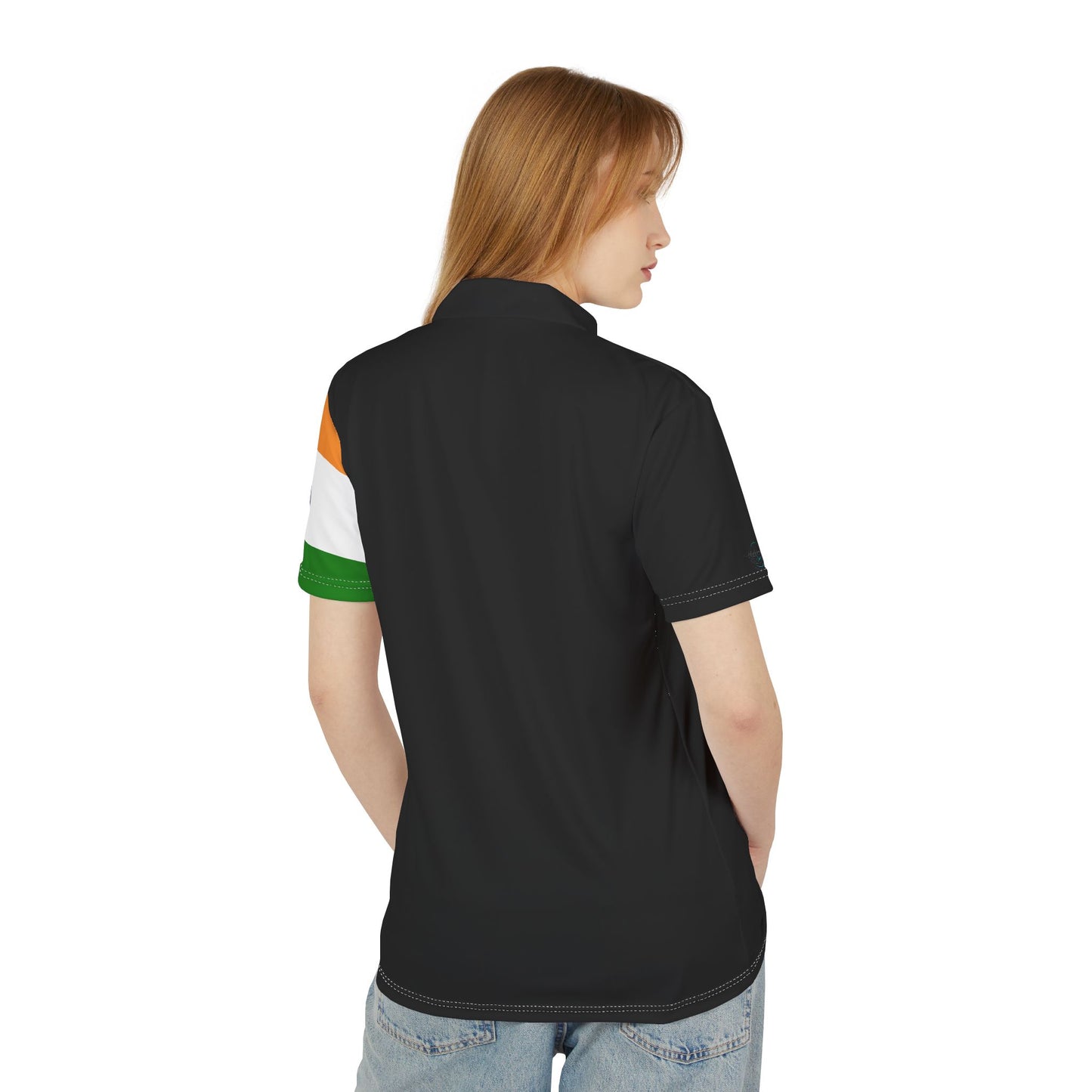 Polo Shirt with Flag of India, Men's Collared Casual Shirt, Patriotic