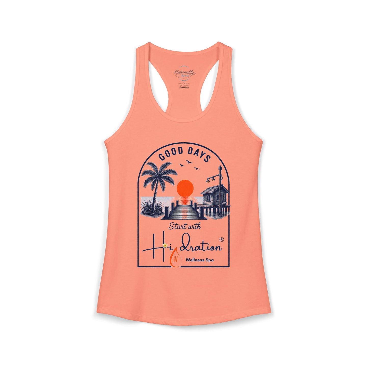 Hidration IV - Good Days Women's Racerback Tank