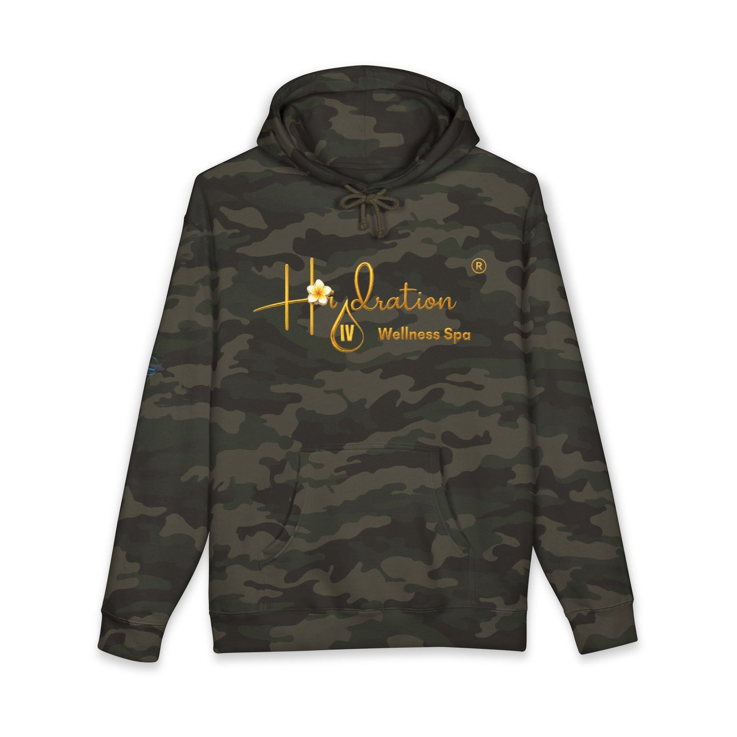 Hidration IV Logo and Live Salty Hoodie_Fleece Lined