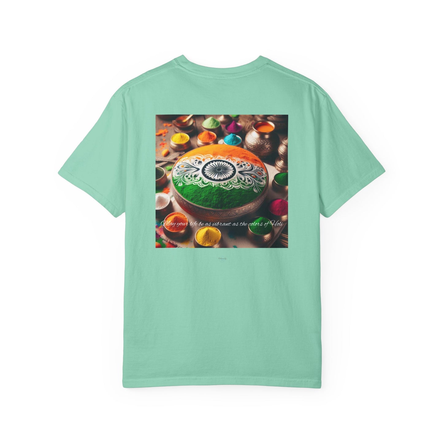 Holi Themed T-shirt — Flag of India Inspirattion