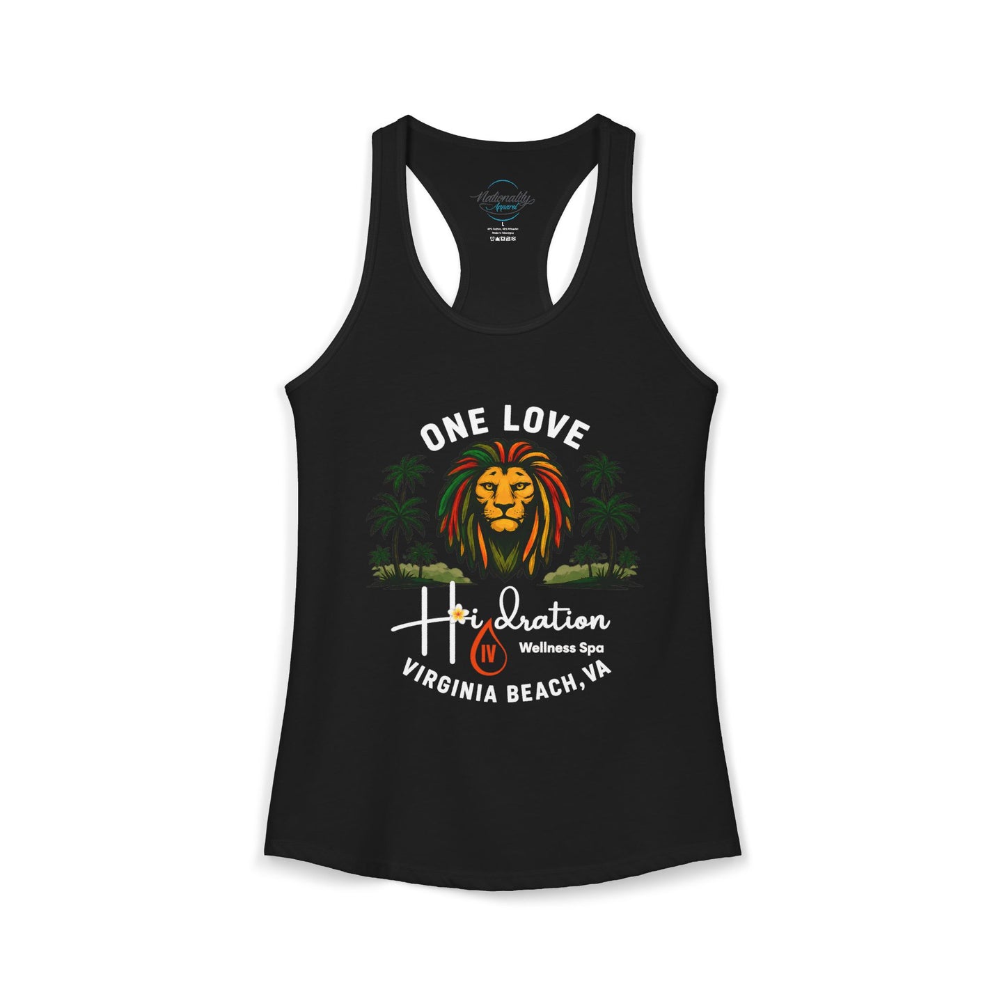 Hidration IV - One Love Women's Racerback Tank