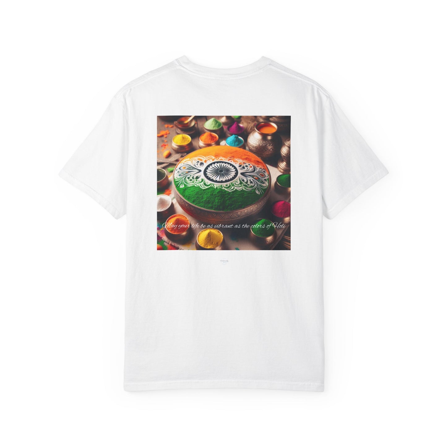 Holi Themed T-shirt — Flag of India Inspirattion