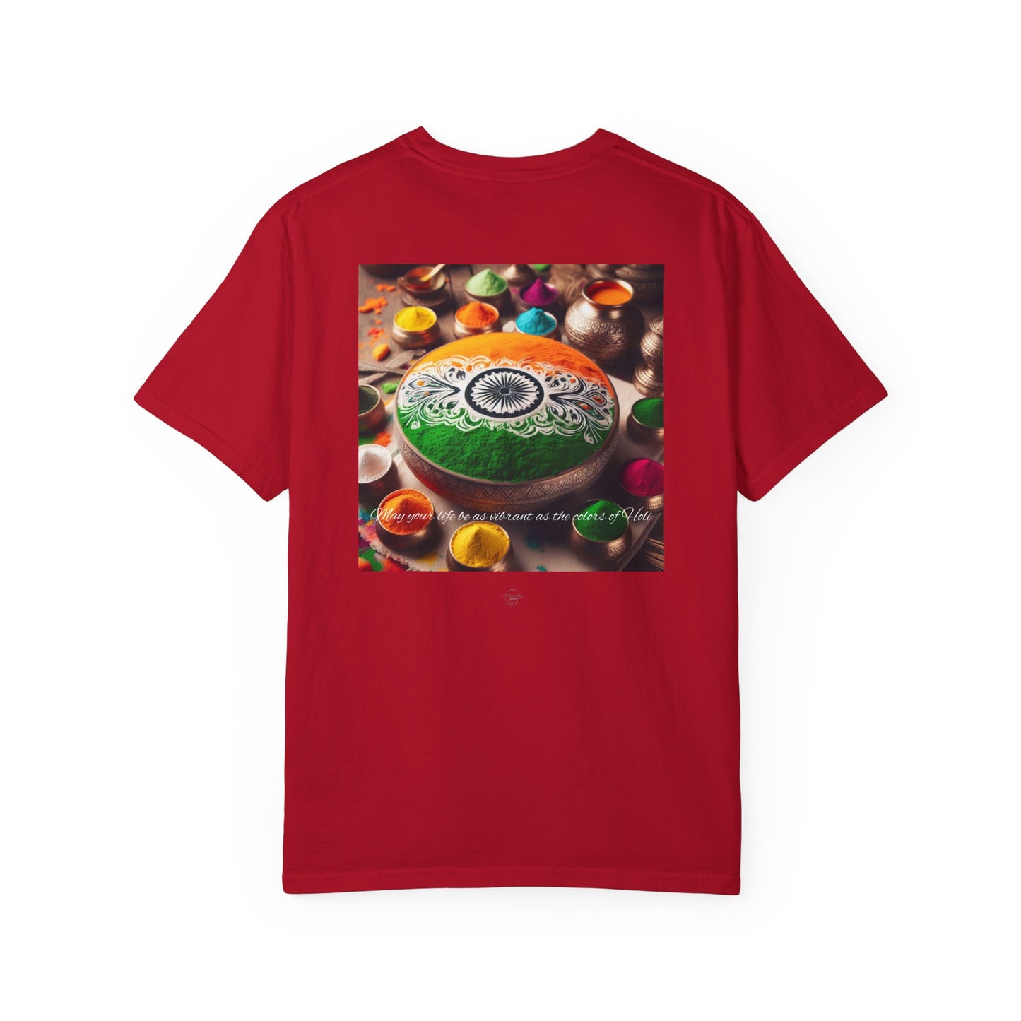Holi Themed T-shirt — Flag of India Inspirattion