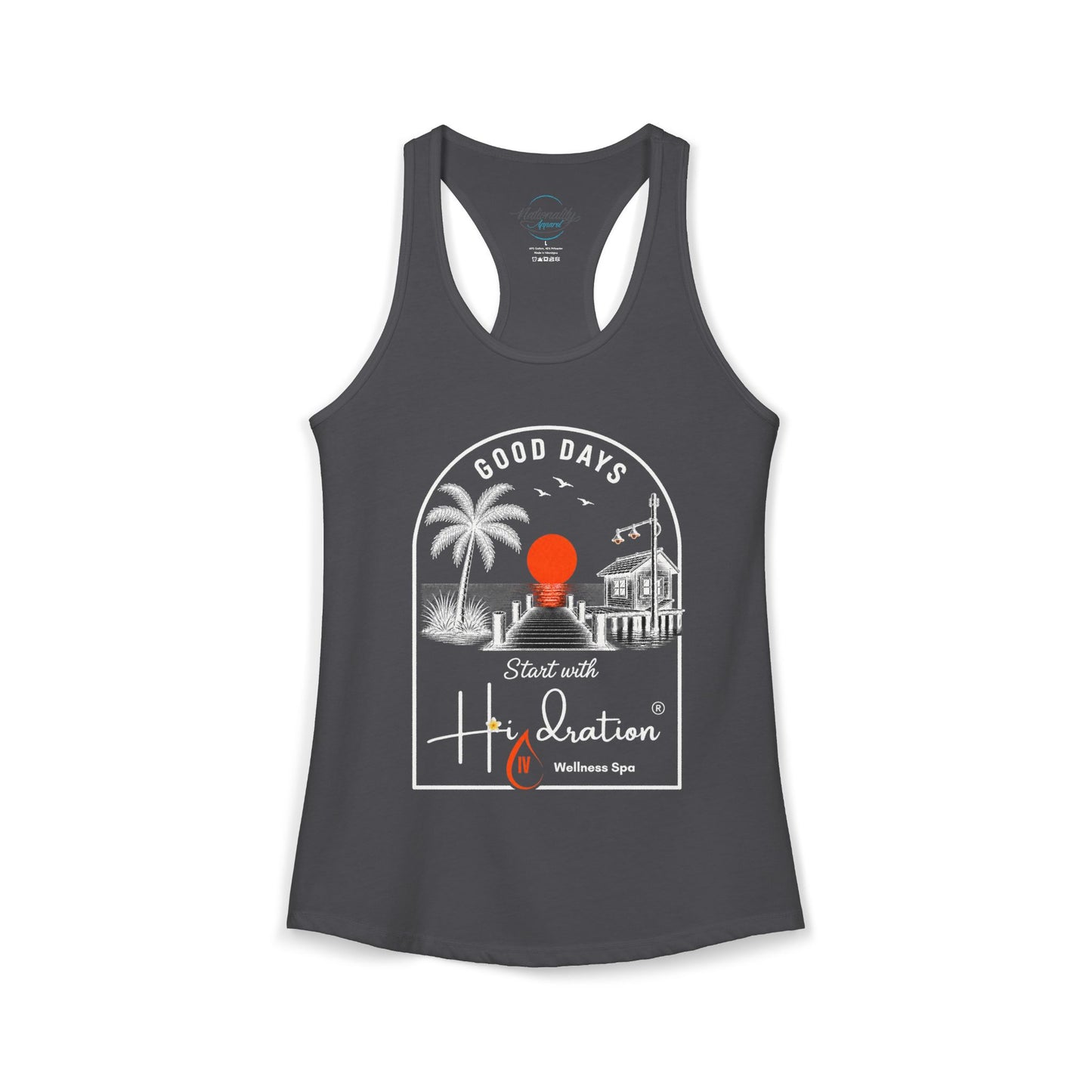 Hidration IV - Good Days Women's Racerback Tank
