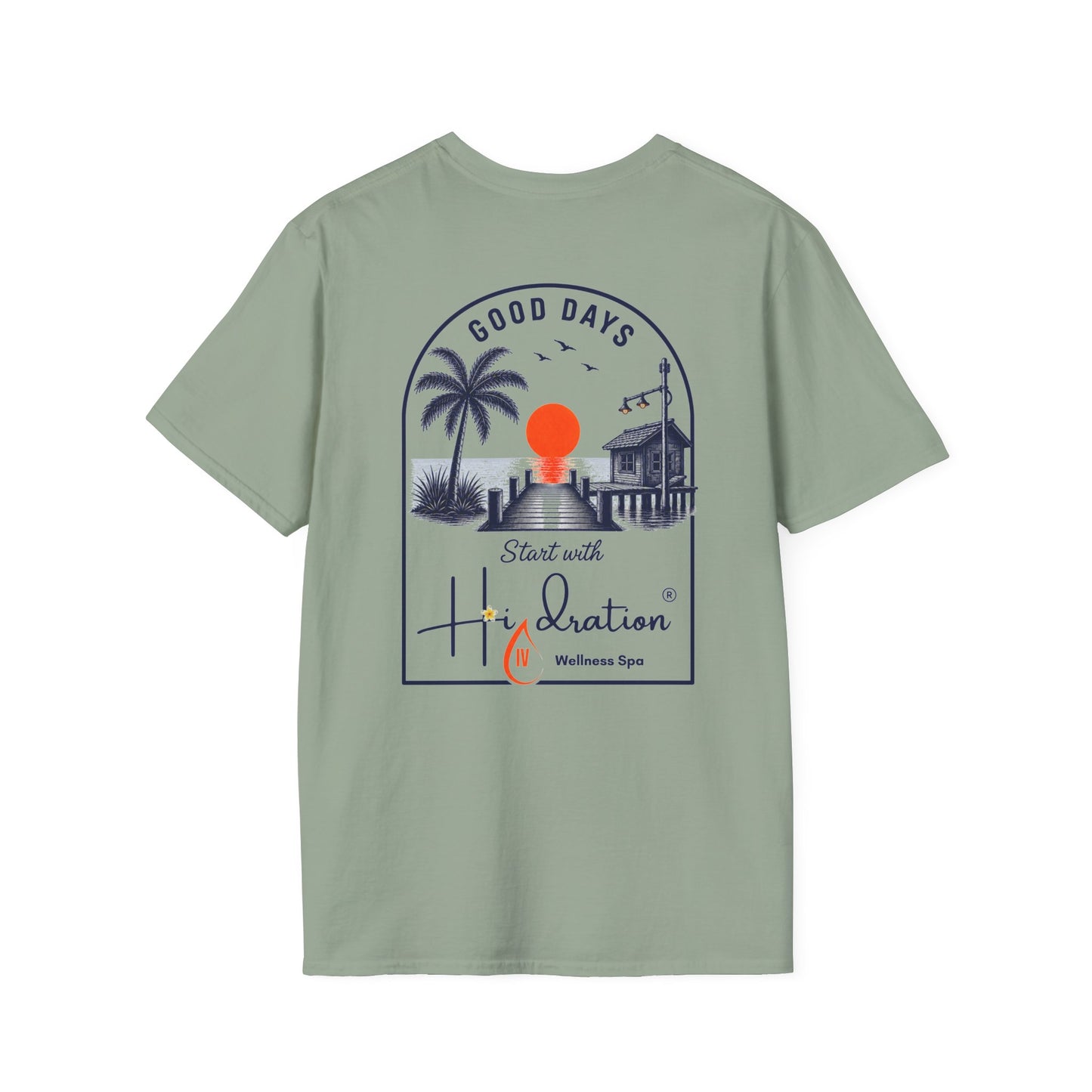Hidration IV - Good Days Logo Back T-Shirt