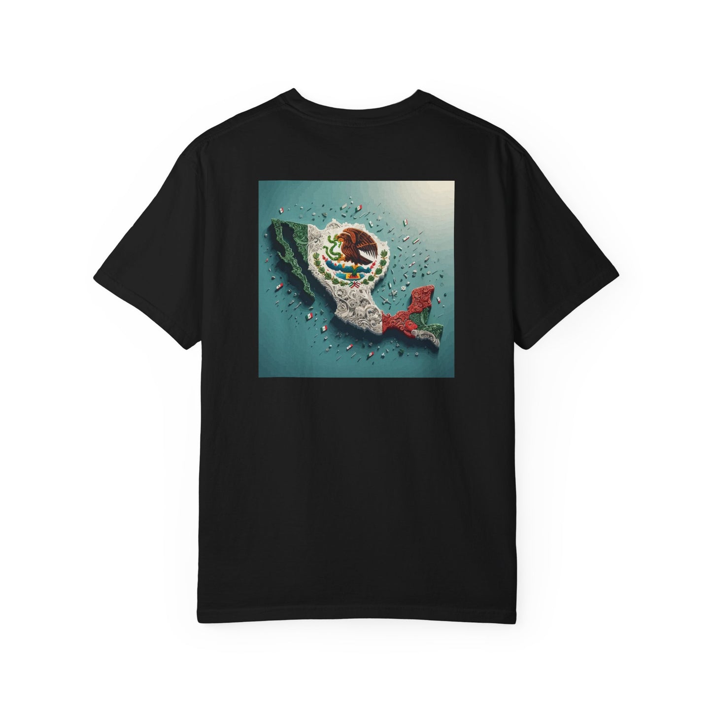 Mexico Topography Unisex T-shirt, Mexican Flag Tee, Patriotic Shirt, Travel Apparel, Gift for Mexico Lovers