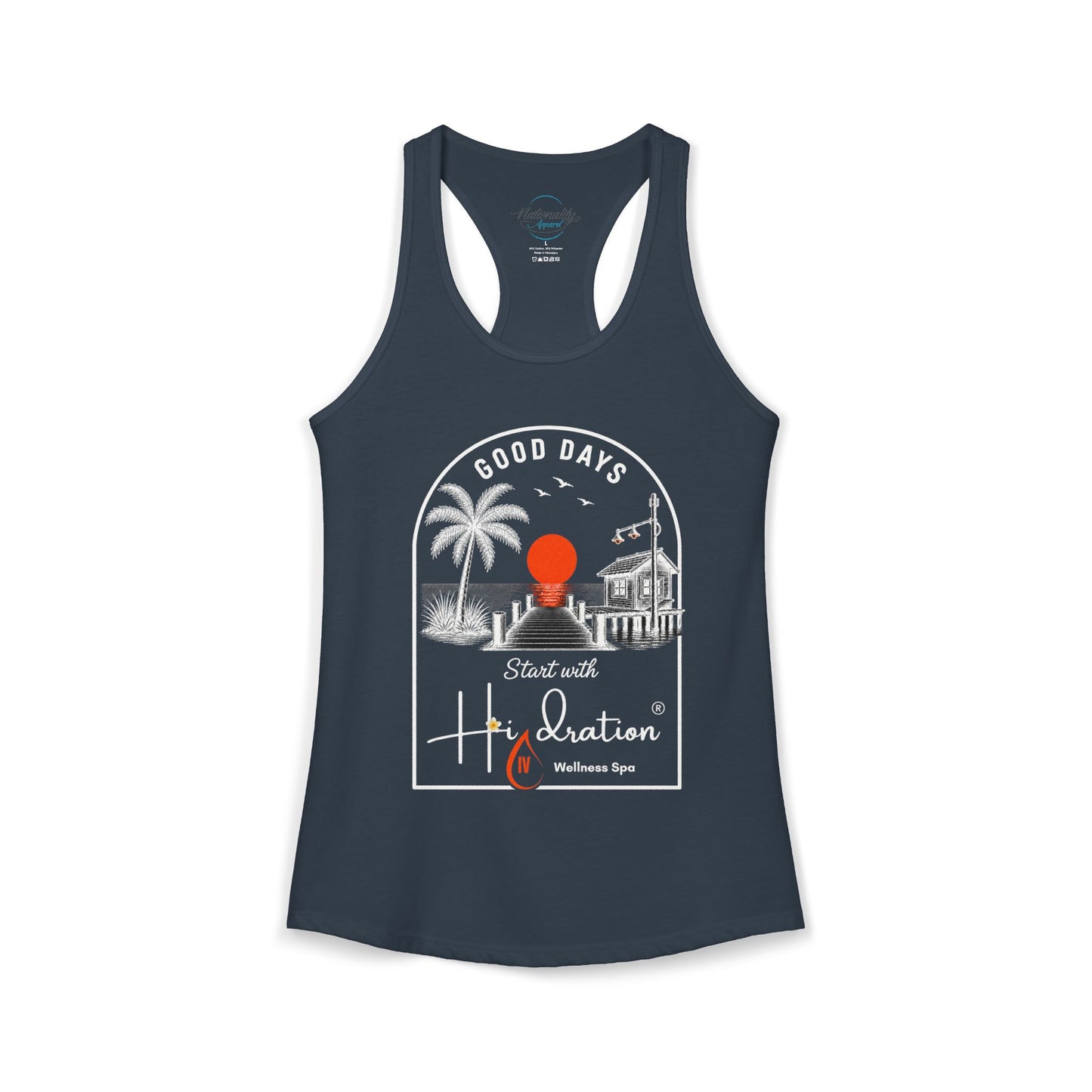 Hidration IV - Good Days Women's Racerback Tank