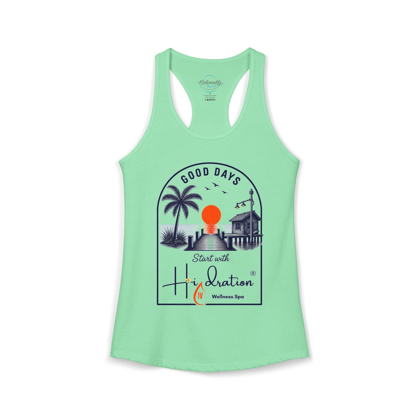 Hidration IV - Good Days Women's Racerback Tank