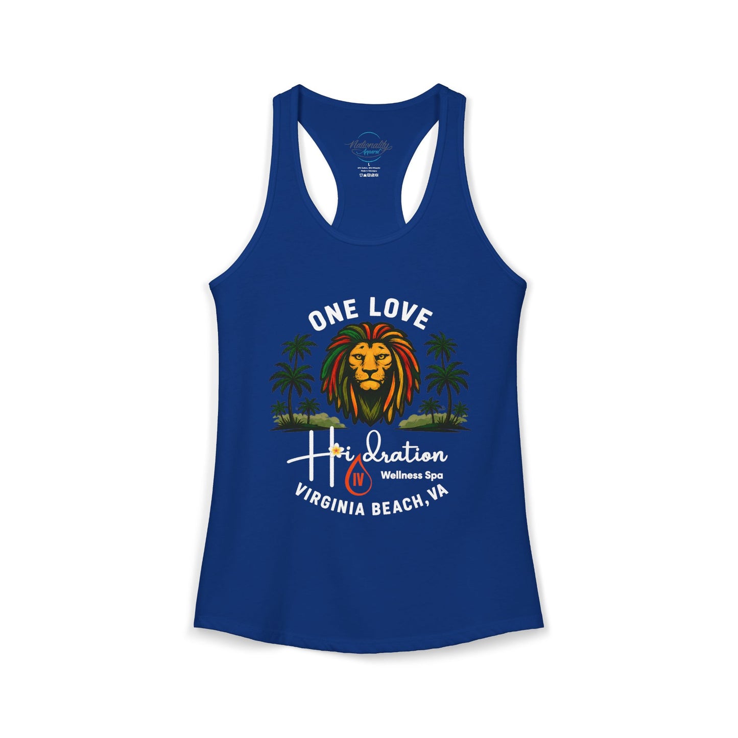Hidration IV - One Love Women's Racerback Tank