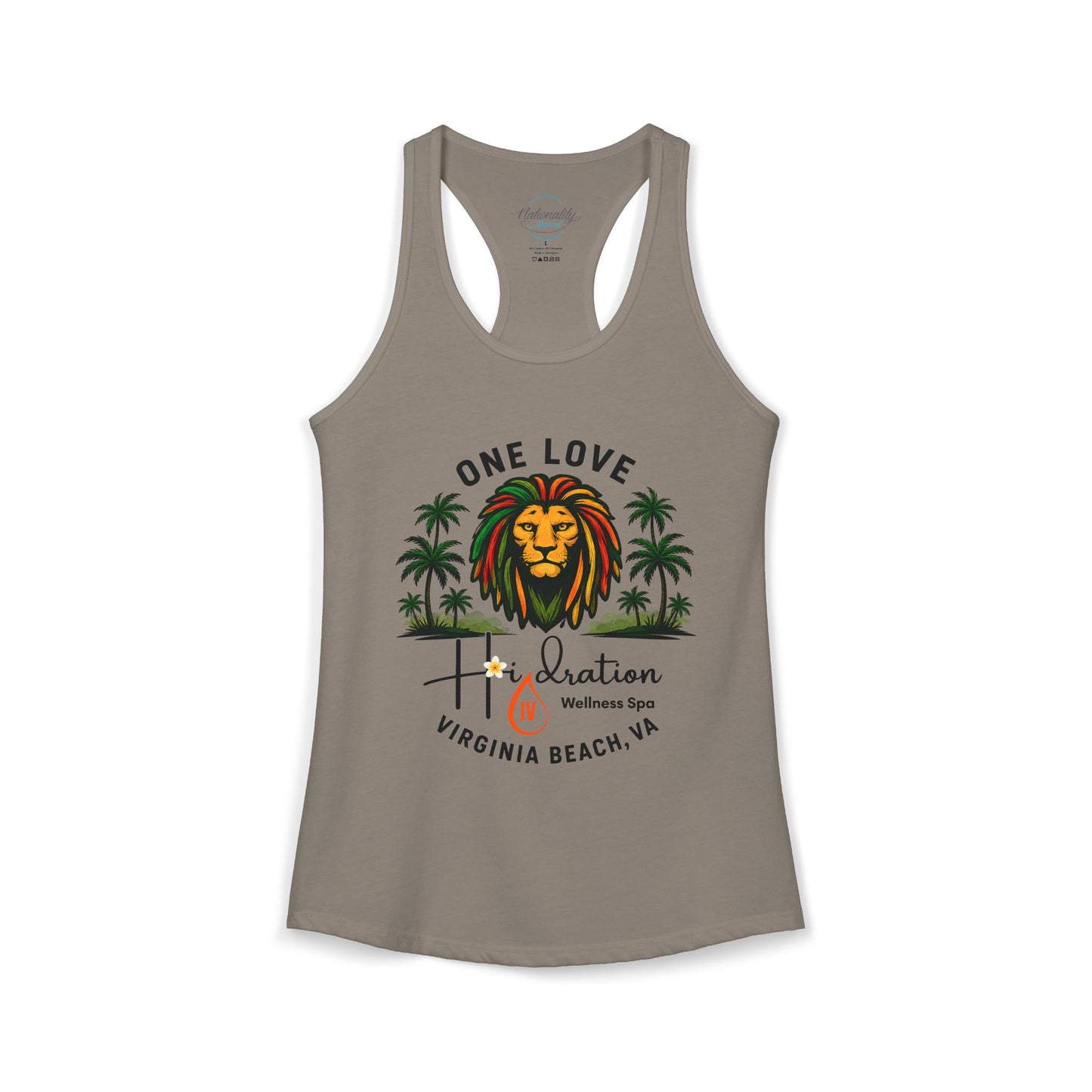 Hidration IV - One Love Women's Racerback Tank