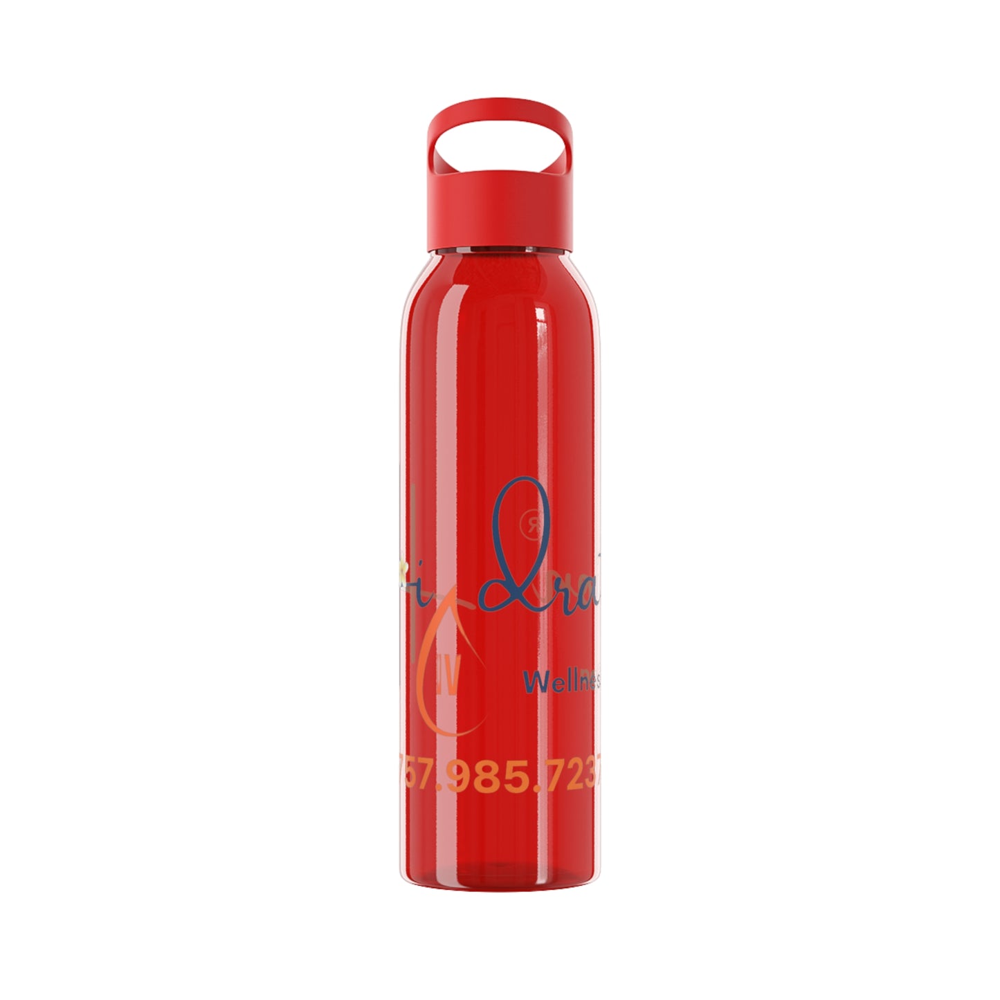 HidrationIV water Bottle, Sky Clear Water Bottle