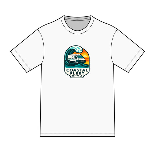Coastal Fleet Rentals Surf Van Tee — Perfect Tri Blend