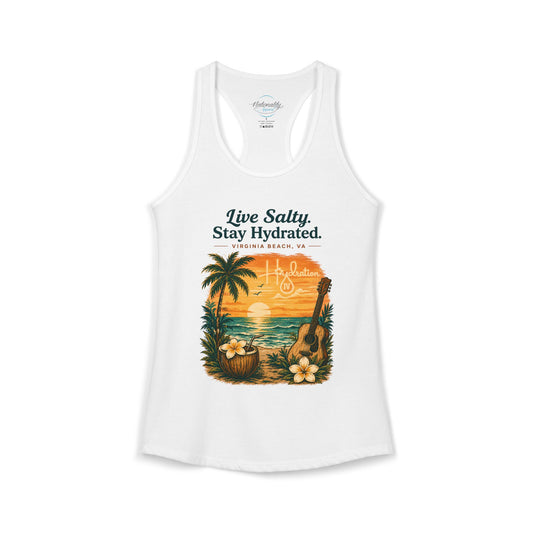 Hidration IV - Live Salty Women's Racerback Tank