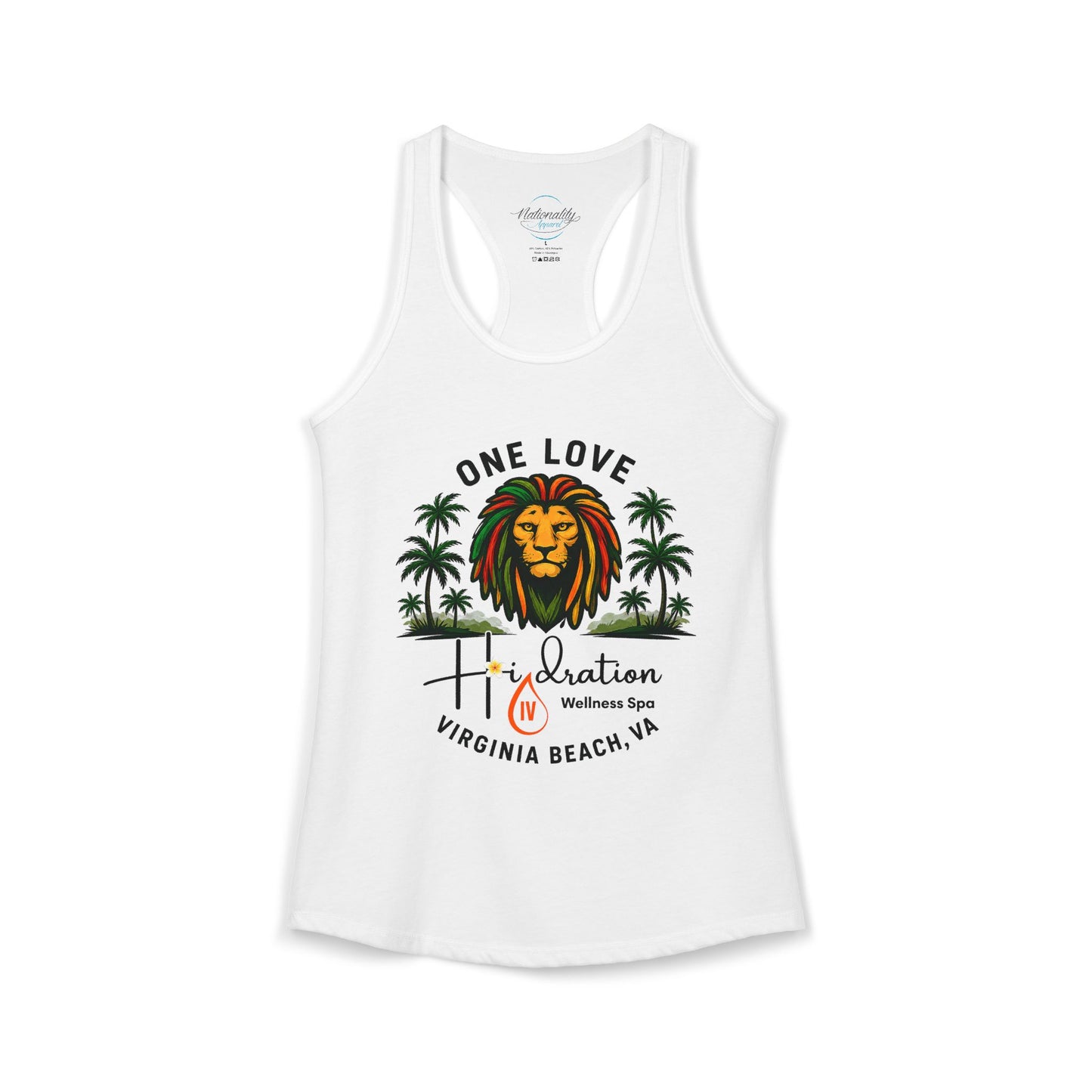 Hidration IV - One Love Women's Racerback Tank