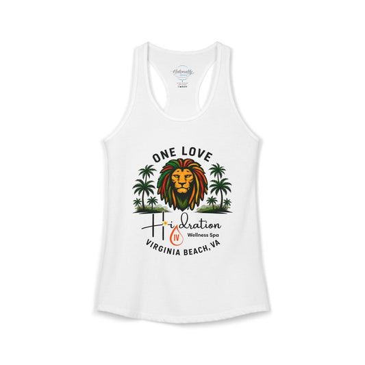 Hidration IV - One Love Women's Racerback Tank