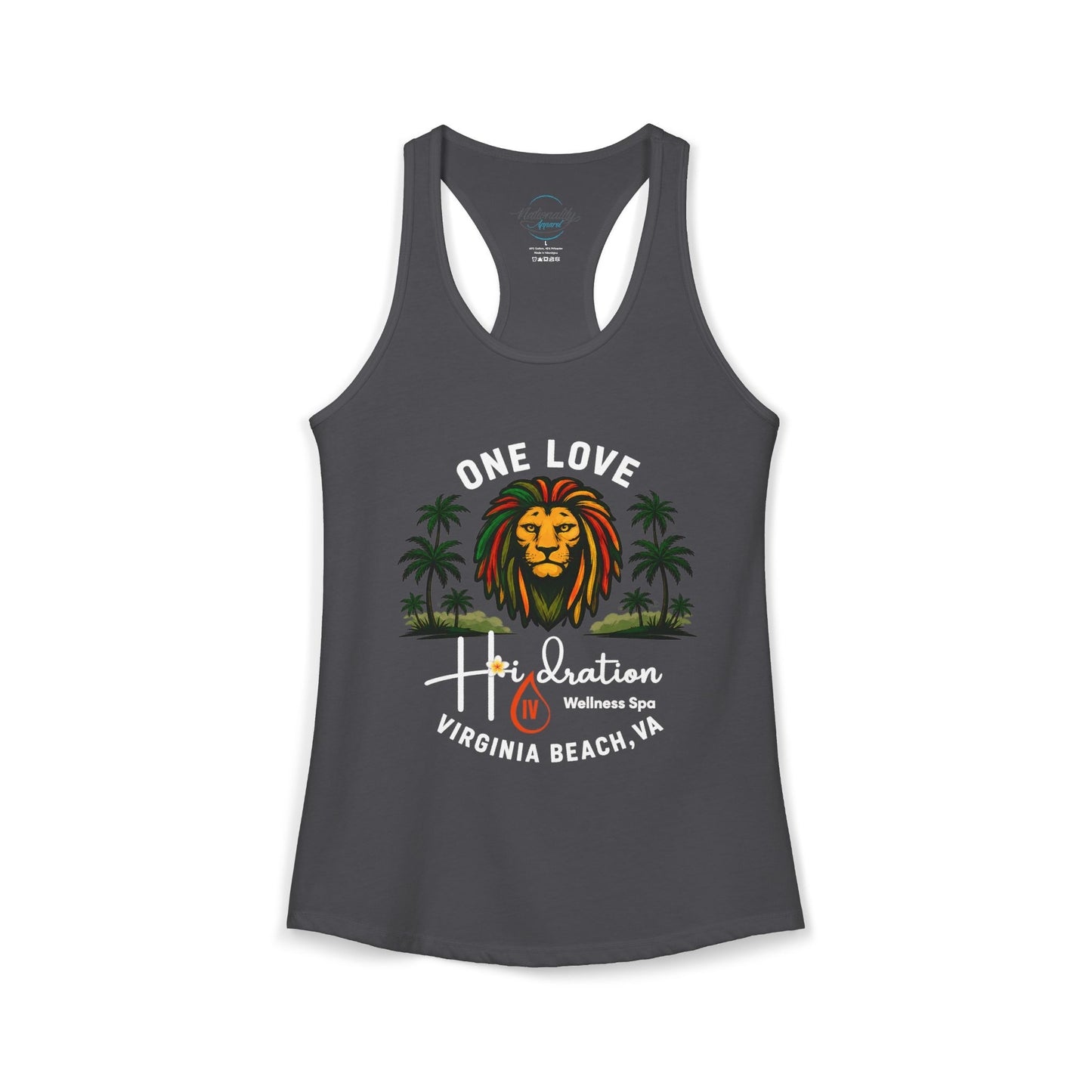 Hidration IV - One Love Women's Racerback Tank