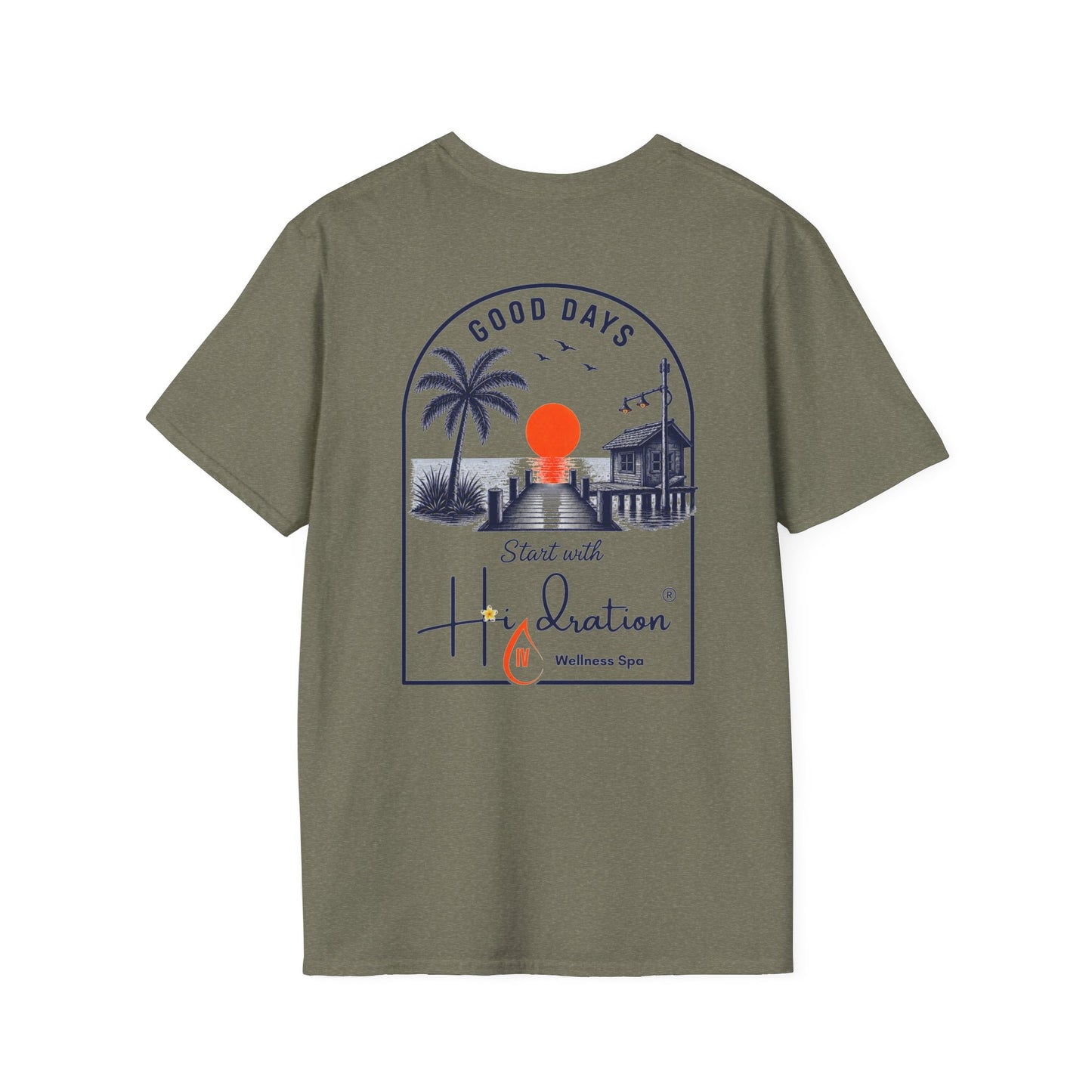 Hidration IV - Good Days Logo Back T-Shirt